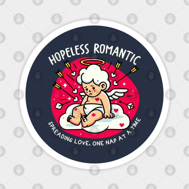 HOPELESS ROMANTIC Magnet by Fabrik